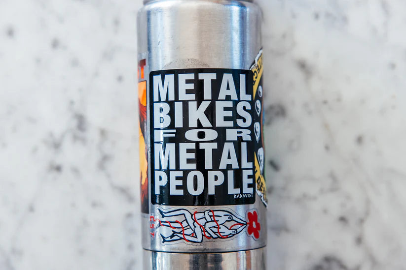 THE RADAVIST Sticker - Metal Bikes for Metal People