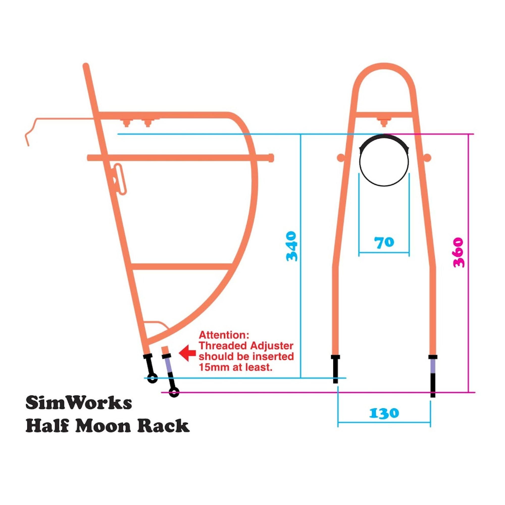 SIMWORKS Half Moon Rack