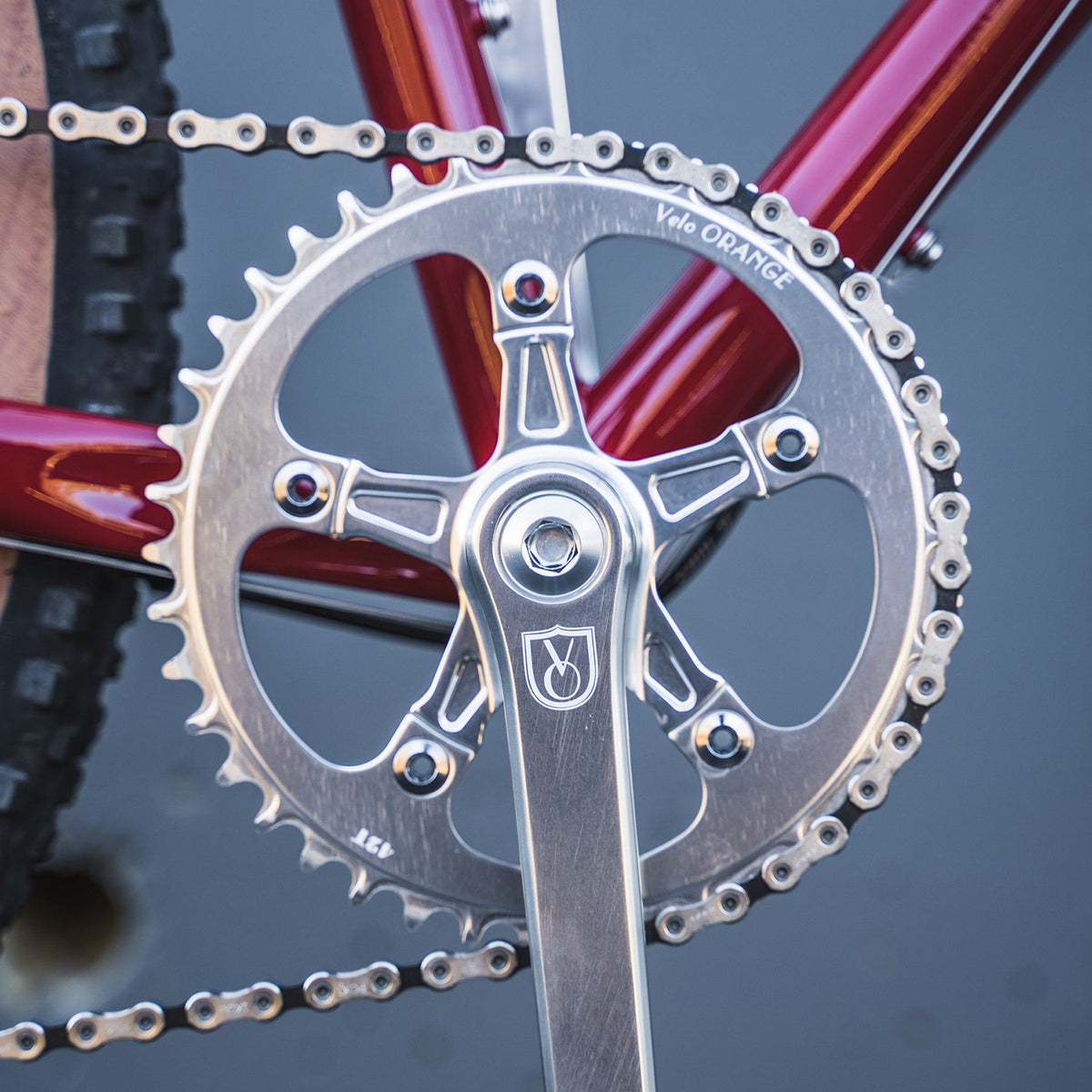 VELO ORANGE Single Ring Crankset w/Narrow Wide Chainring 170mm