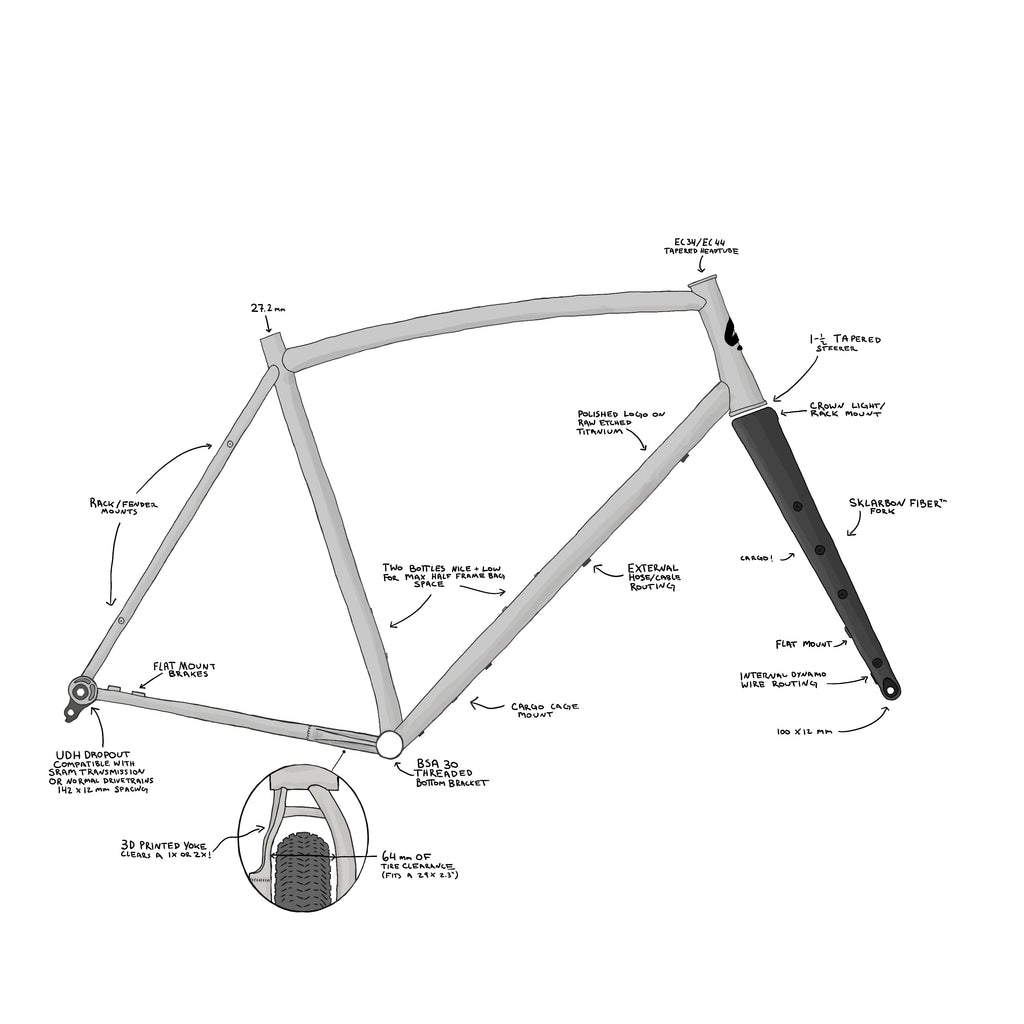 SKLAR BIKES Super Something Titanium