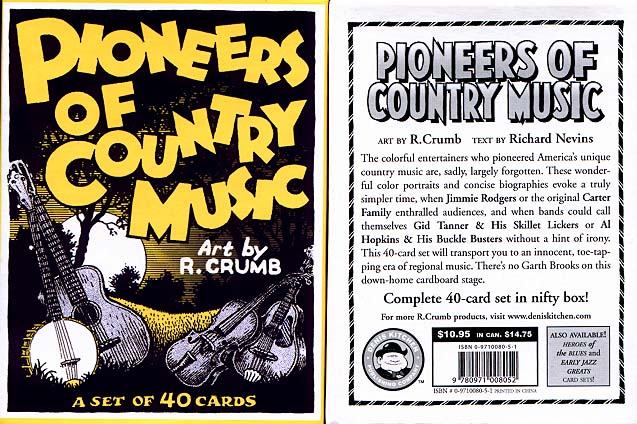 CIRCLES BOOKS Pioneer of Country Music Trading Card Set by R