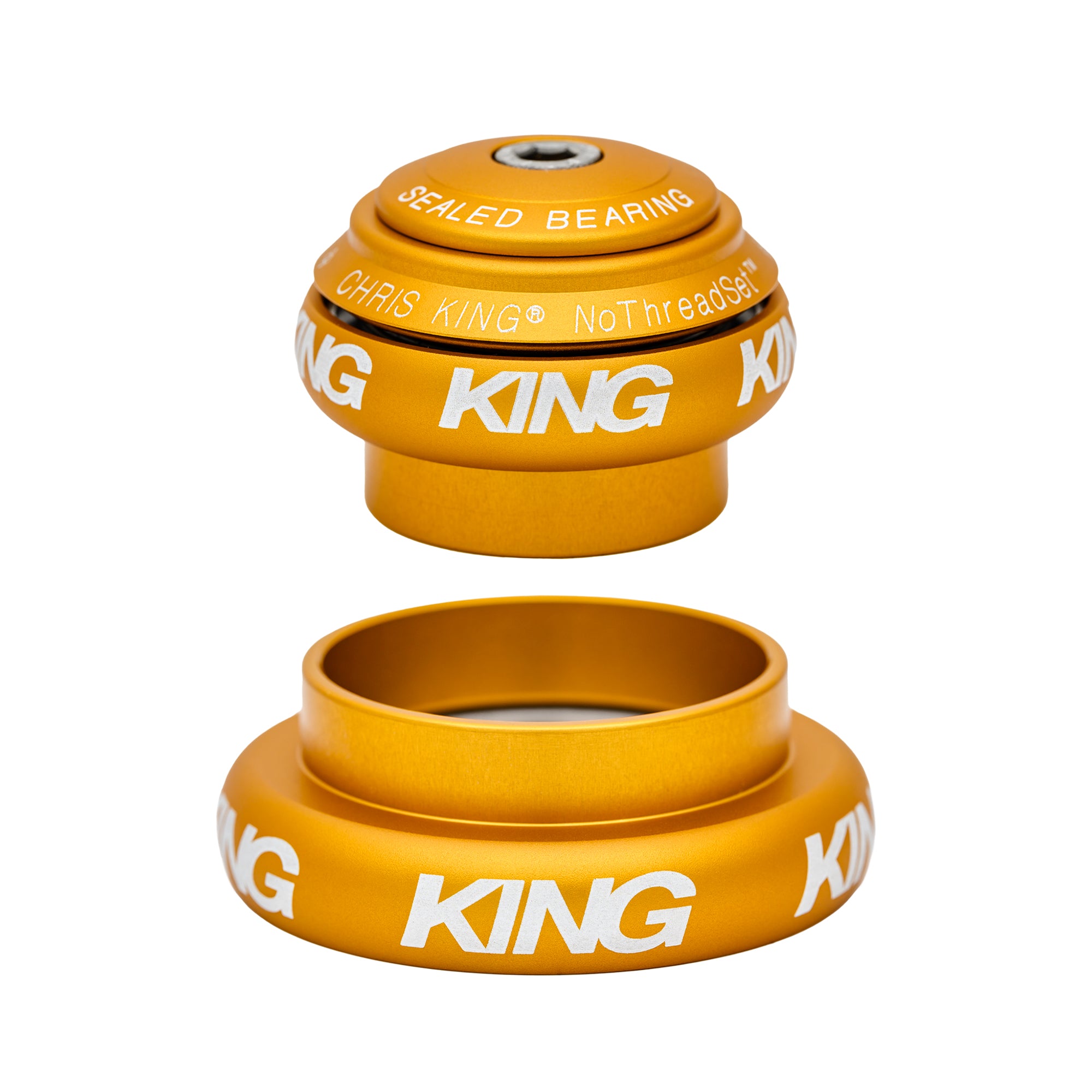 CHRIS KING NoThreadSet Matte Gold 50th