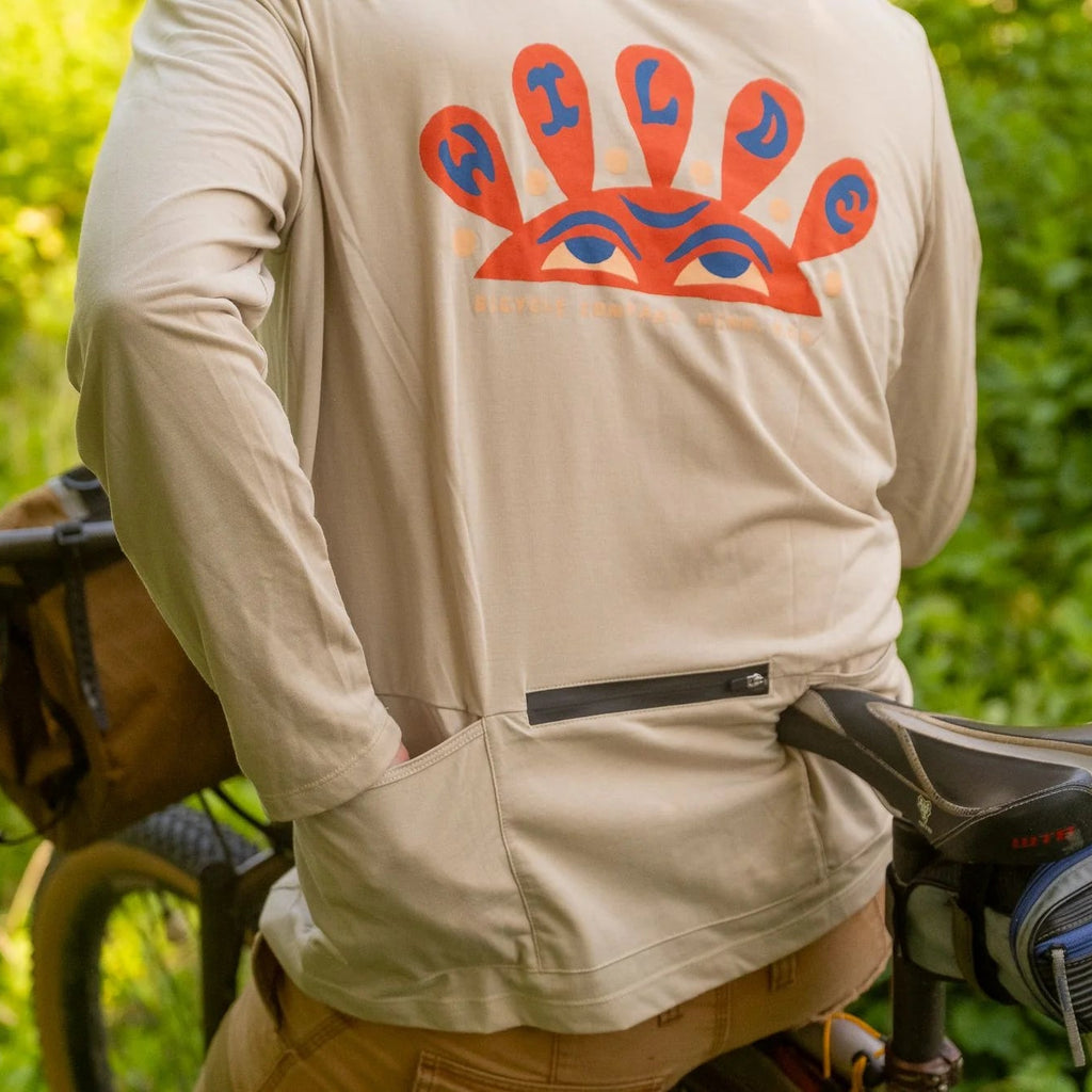 WILDE BICYCLE Ocean & San Touring Shirt - Sun Logo