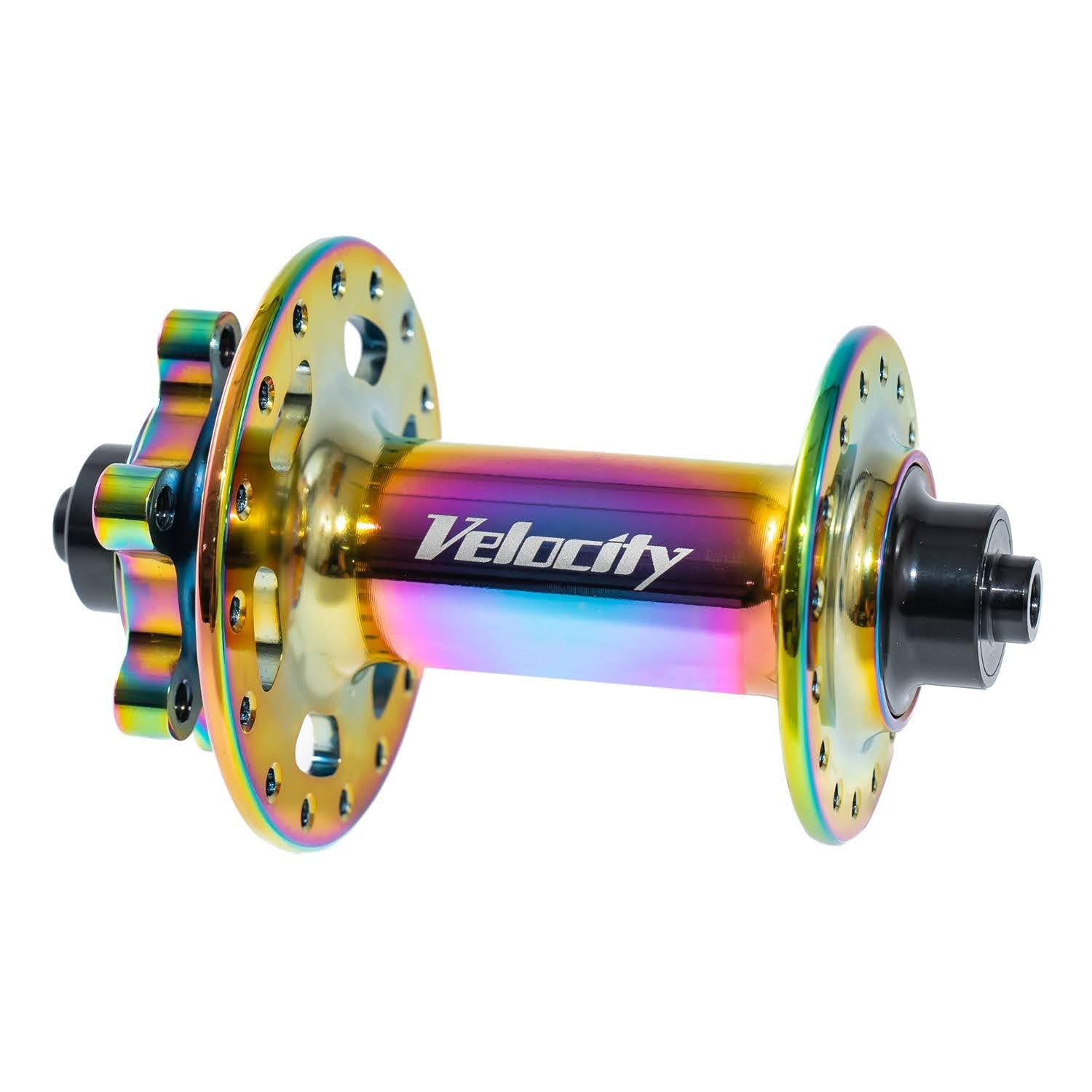 VELOCITY Race Disc F/R Hub Set - Oil Slick