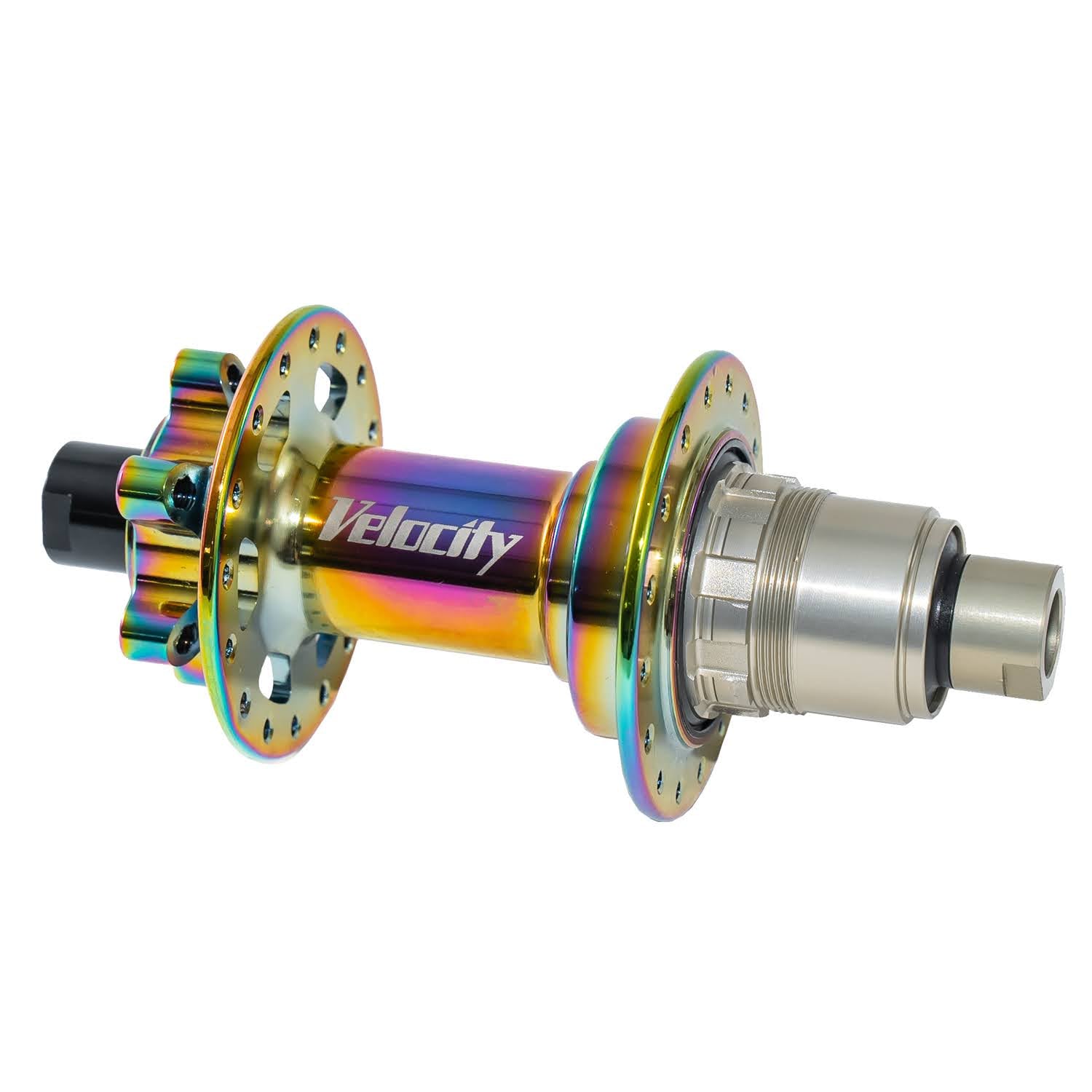 VELOCITY Mountain Disc Boost F/R Hub Set - Oil Slick