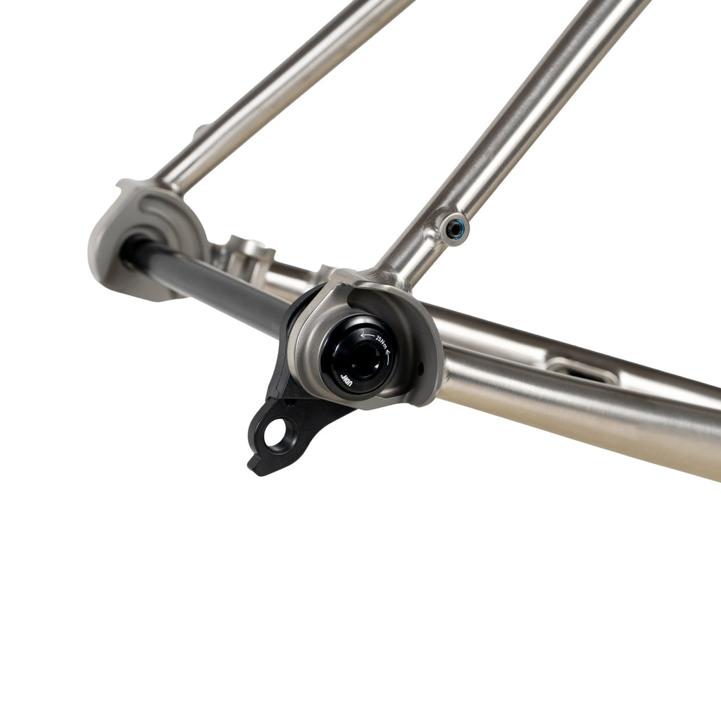 WILDE BICYCLE Heighliner Frame Set - Marbled Green