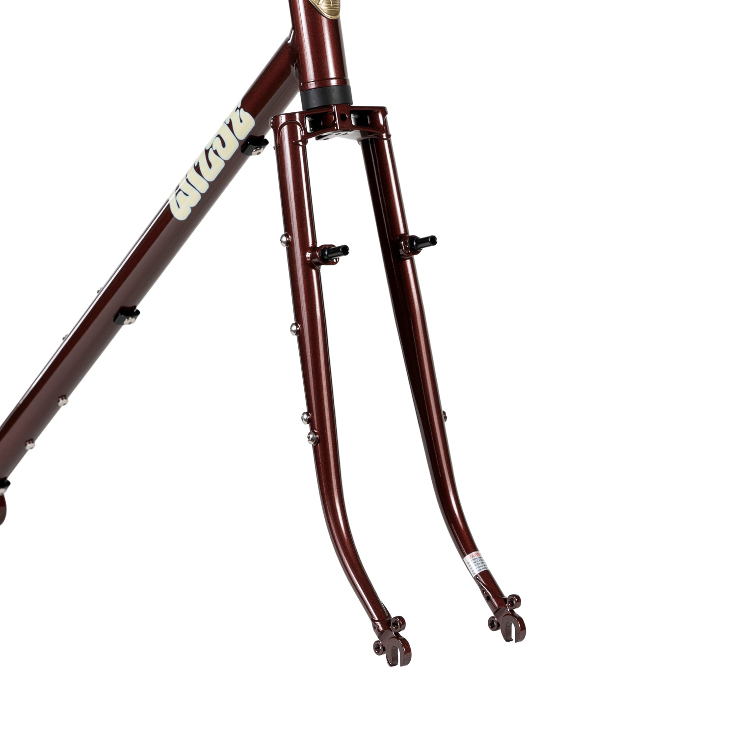 WILDE BICYCLE Spelljammer Rim Brake Randonneur Frame Set - Oxblood