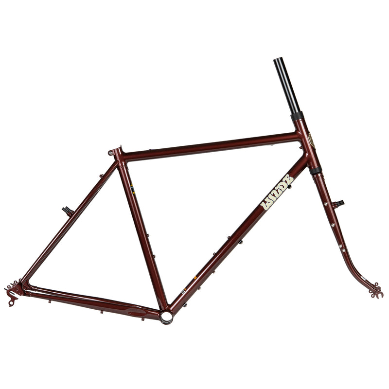 WILDE BICYCLE Spelljammer Rim Brake Randonneur Frame Set - Oxblood