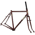 WILDE BICYCLE Spelljammer Rim Brake Randonneur Frame Set - Oxblood