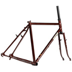 WILDE BICYCLE Spelljammer Rim Brake Randonneur Frame Set - Oxblood