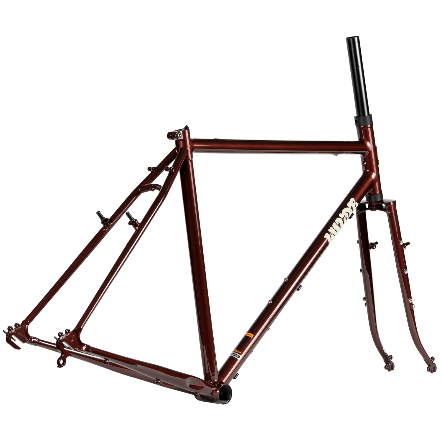 WILDE BICYCLE Spelljammer Rim Brake Randonneur Frame Set - Oxblood