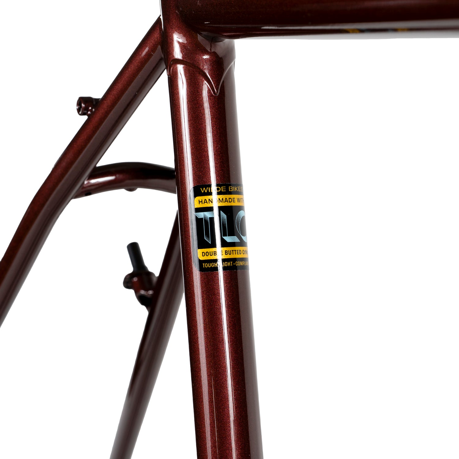 WILDE BICYCLE Spelljammer Rim Brake Randonneur Frame Set - Oxblood