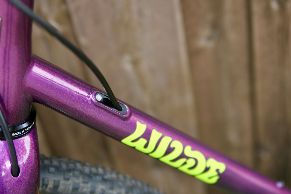WILDE BICYCLE Mean Jean Frame Set - Purple / Pink Sparkle