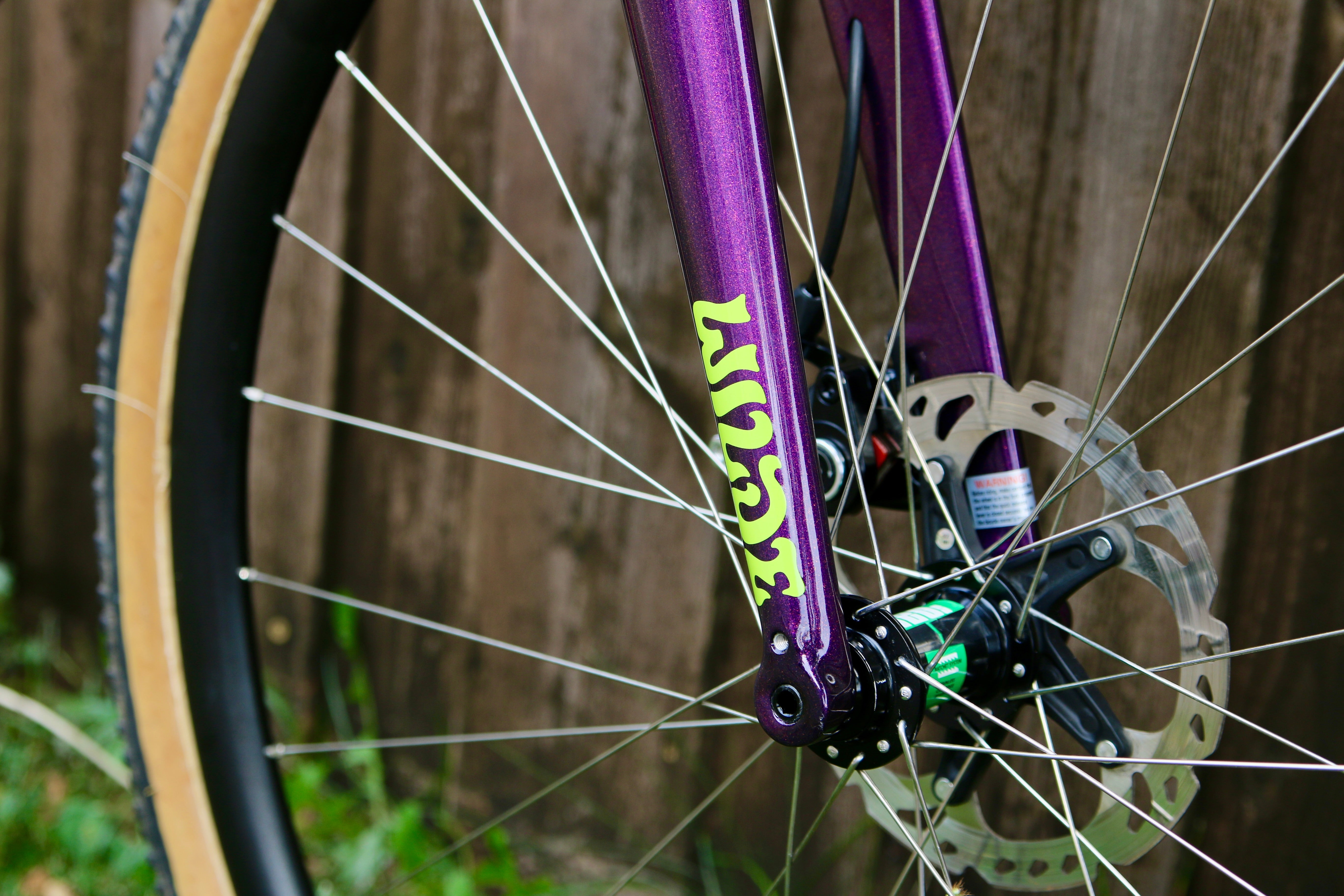 WILDE BICYCLE Mean Jean Frame Set - Purple / Pink Sparkle