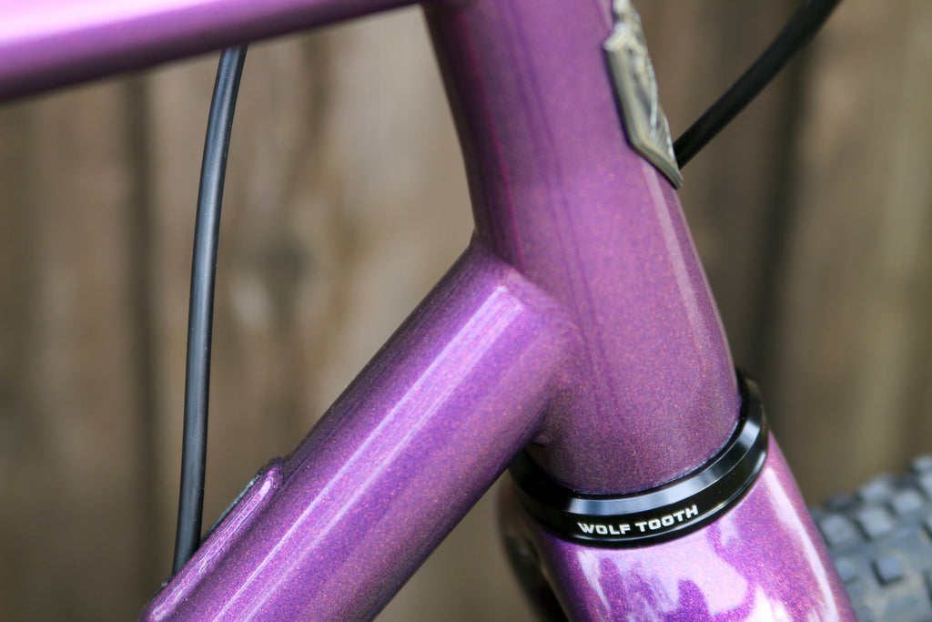 WILDE BICYCLE Mean Jean Frame Set - Purple / Pink Sparkle