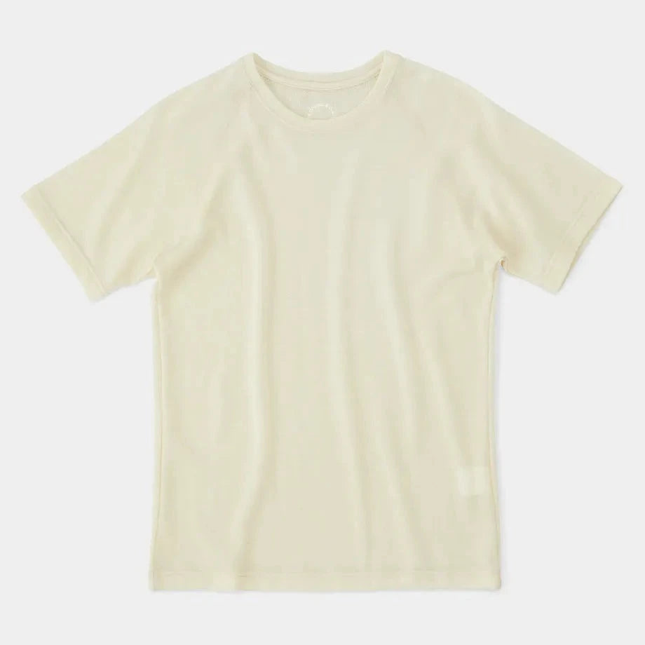 山と道DF Mesh Merino Crew Neck Taupe Sサイズ 山と道DF Mesh Merino Crew Neck Taupe Sサイズ