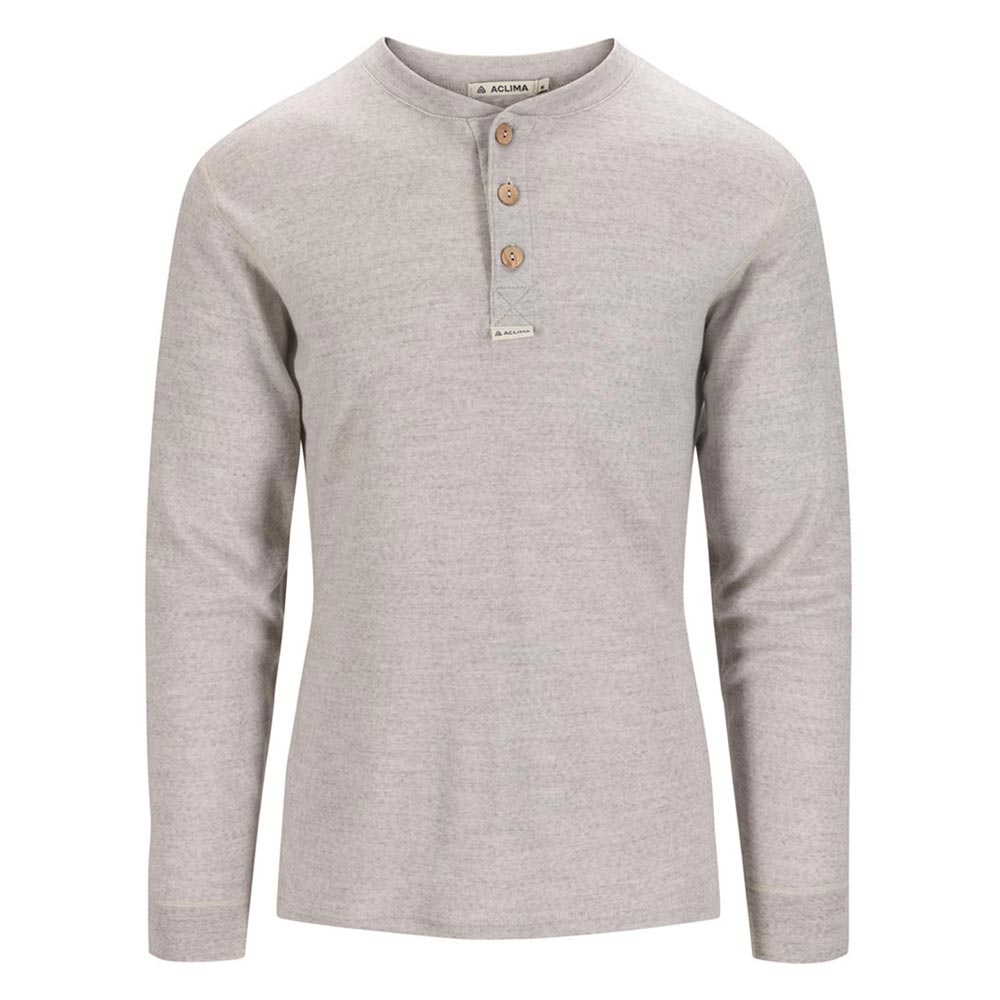 ACLIMA M's Warmwool Grandad Shirt