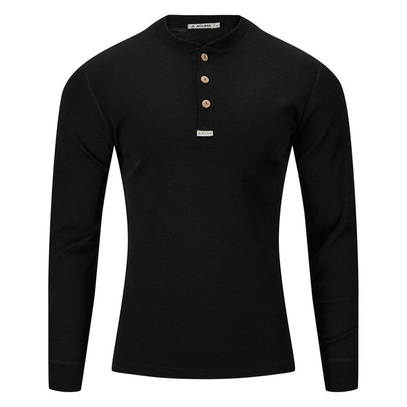 ACLIMA M's Warmwool Granddad Shirt