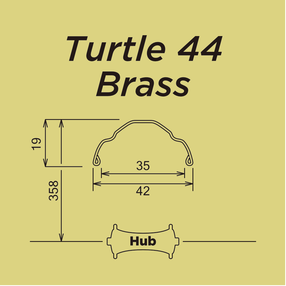 SIMWORKS Turtle 44 Brass