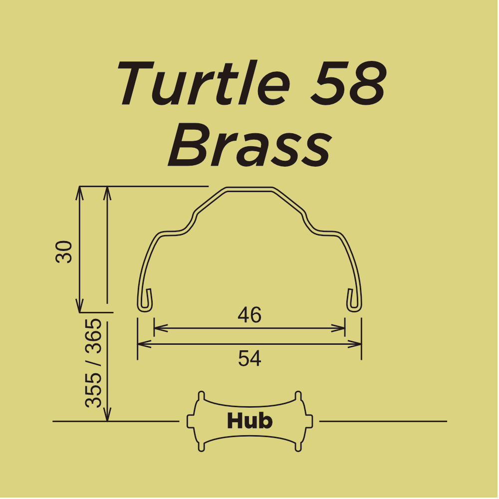 SIMWORKS Turtle 58 Brass