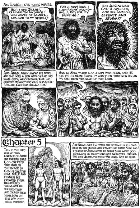 CIRCLES BOOKS Books of Genesis Ilustratted by R. Crumb