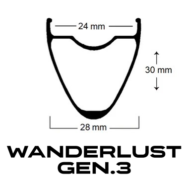 ASTRAL CYCLING Wanderlust Gen3 Rim - 700c