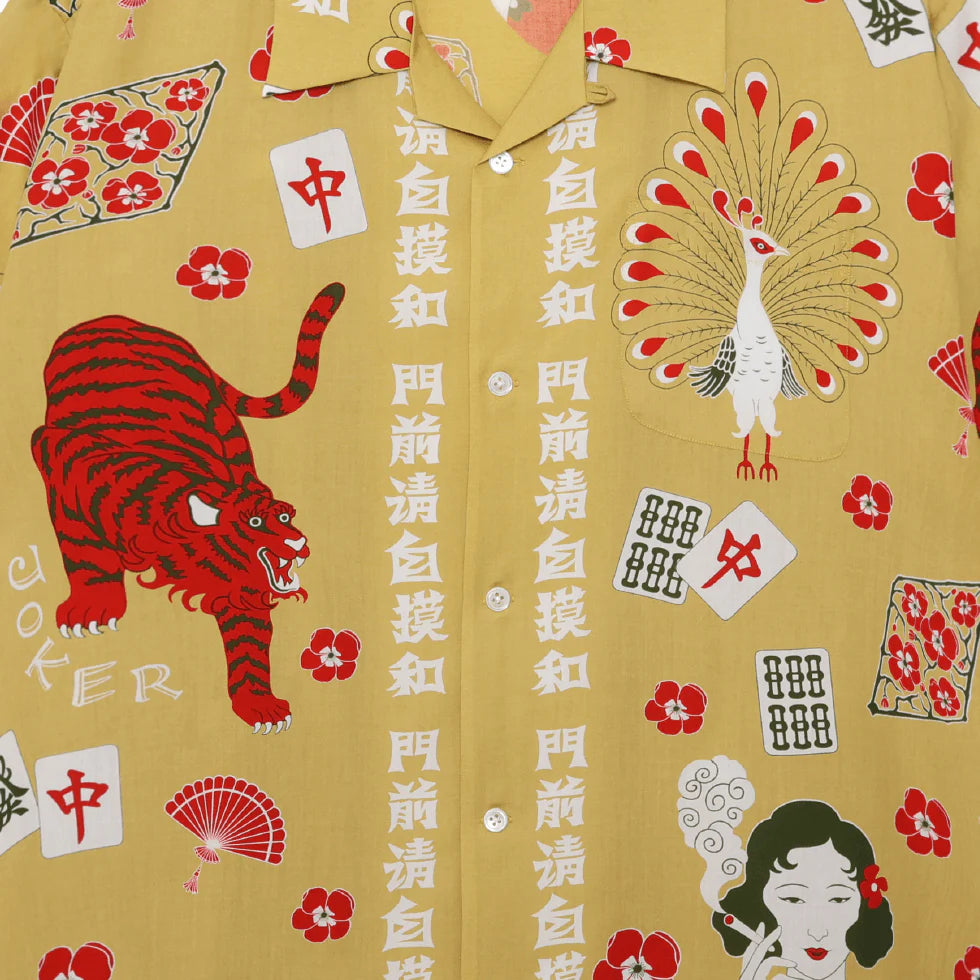EANBE Long Sleeve Shirts / Mahjong MUSTARD