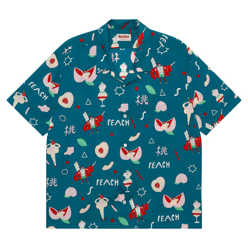 EANBE Aloha Shirt / Peach