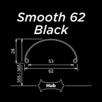 SIMWORKS Smooth 62 Black