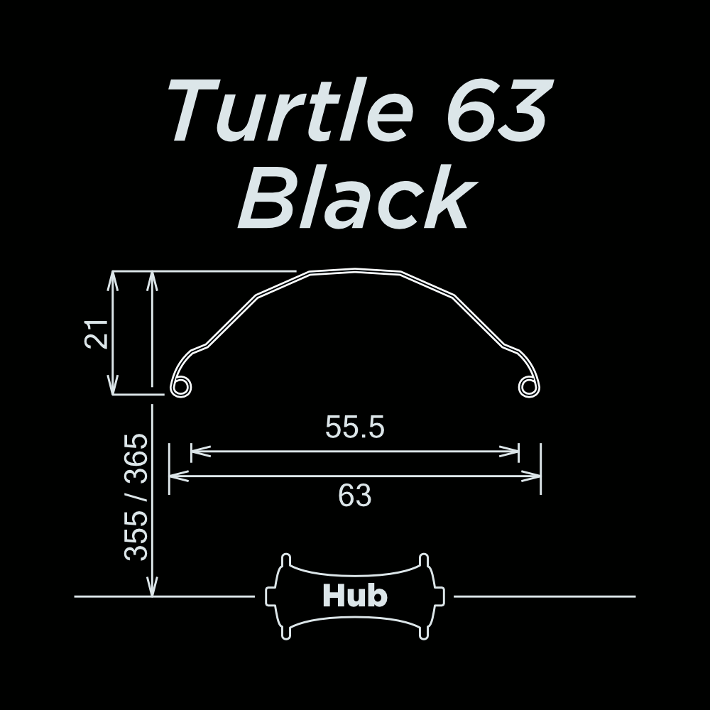 SIMWORKS Turtle 63 Black