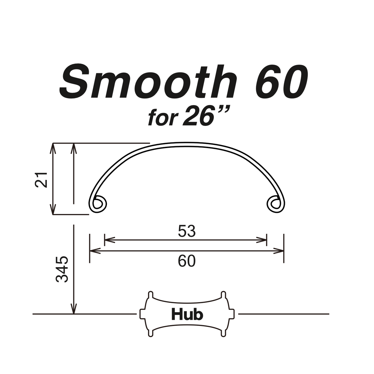 SIMWORKS Smooth 60 for 26"