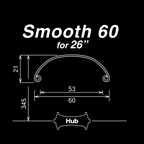 SIMWORKS Smooth 60 for 26" Black