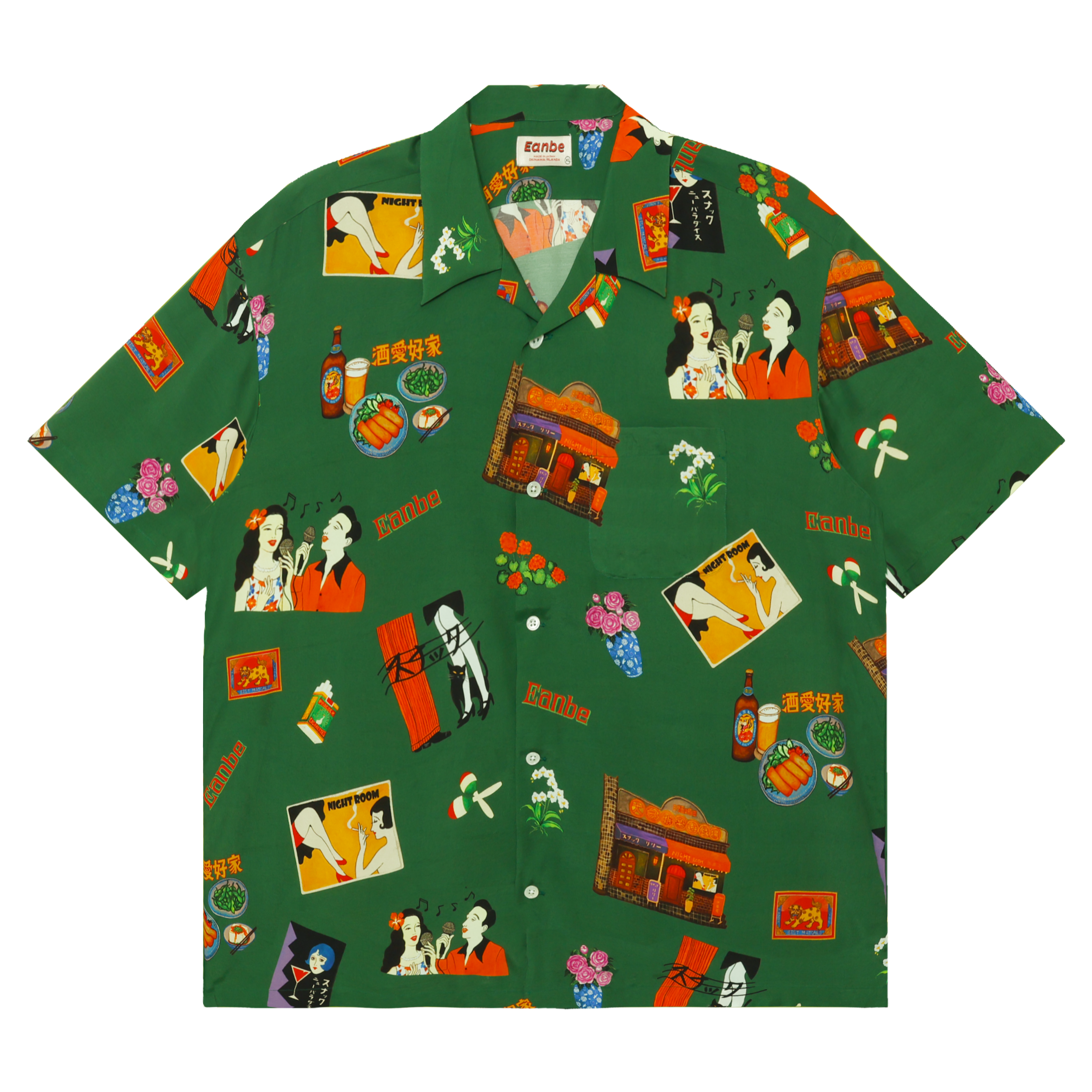 Eanbe Aloha Shirt / Snack LILY