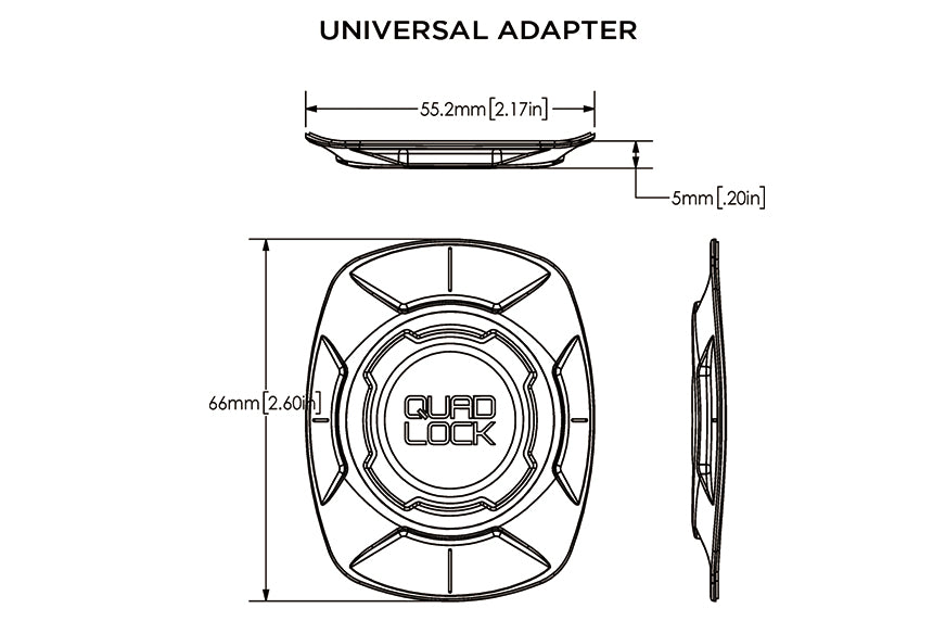 QUAD LOCK Universal Adapter V2