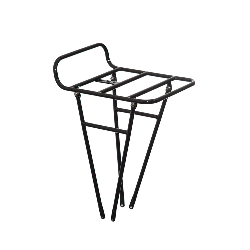 PELAGO Commuter Rack Portapacchi Front Carrier - Alluminio Nero Taglia L + EXPANDER - La Soluzione Per Bici Da Pendolare