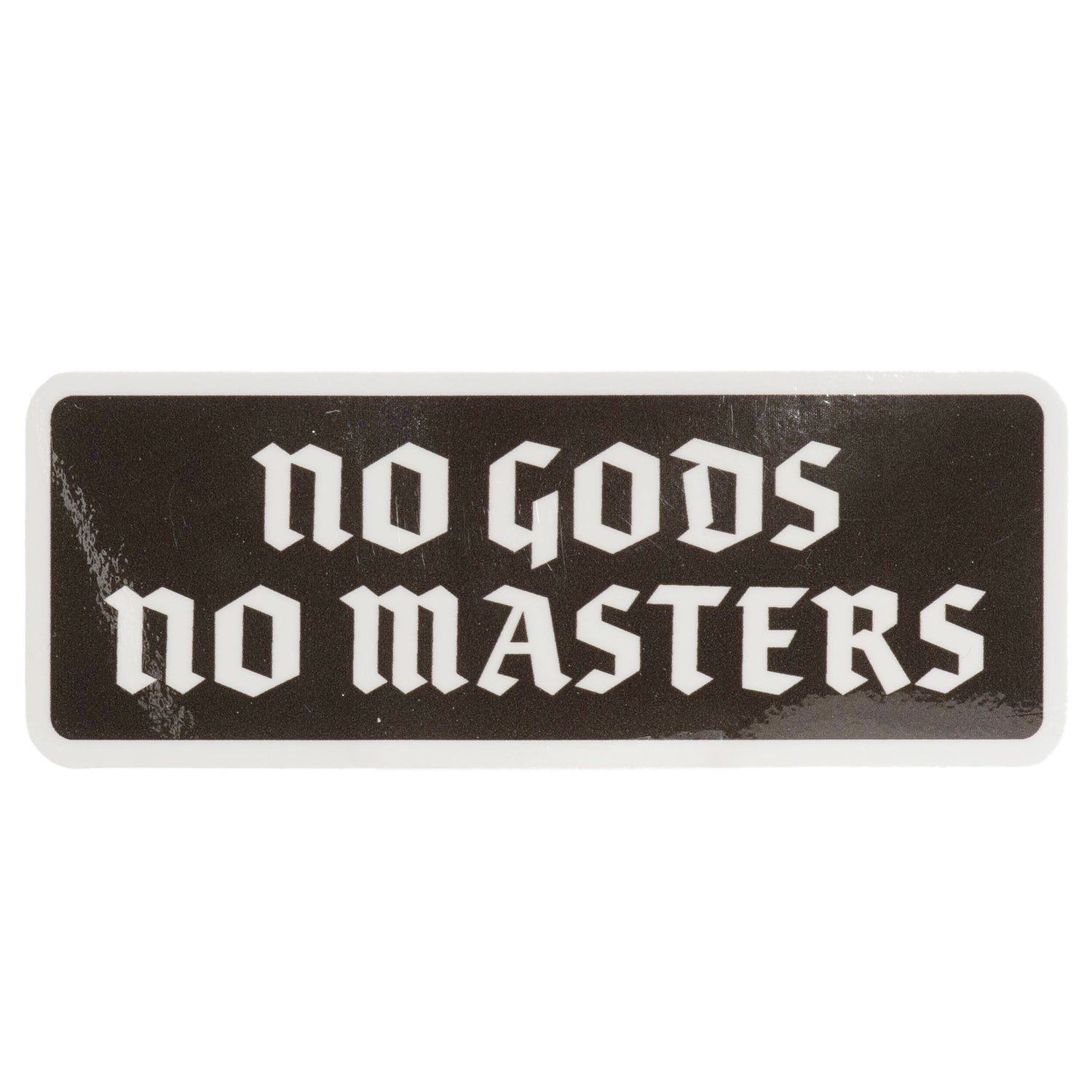 BIKE JERKS No Gods No Masters Sticker