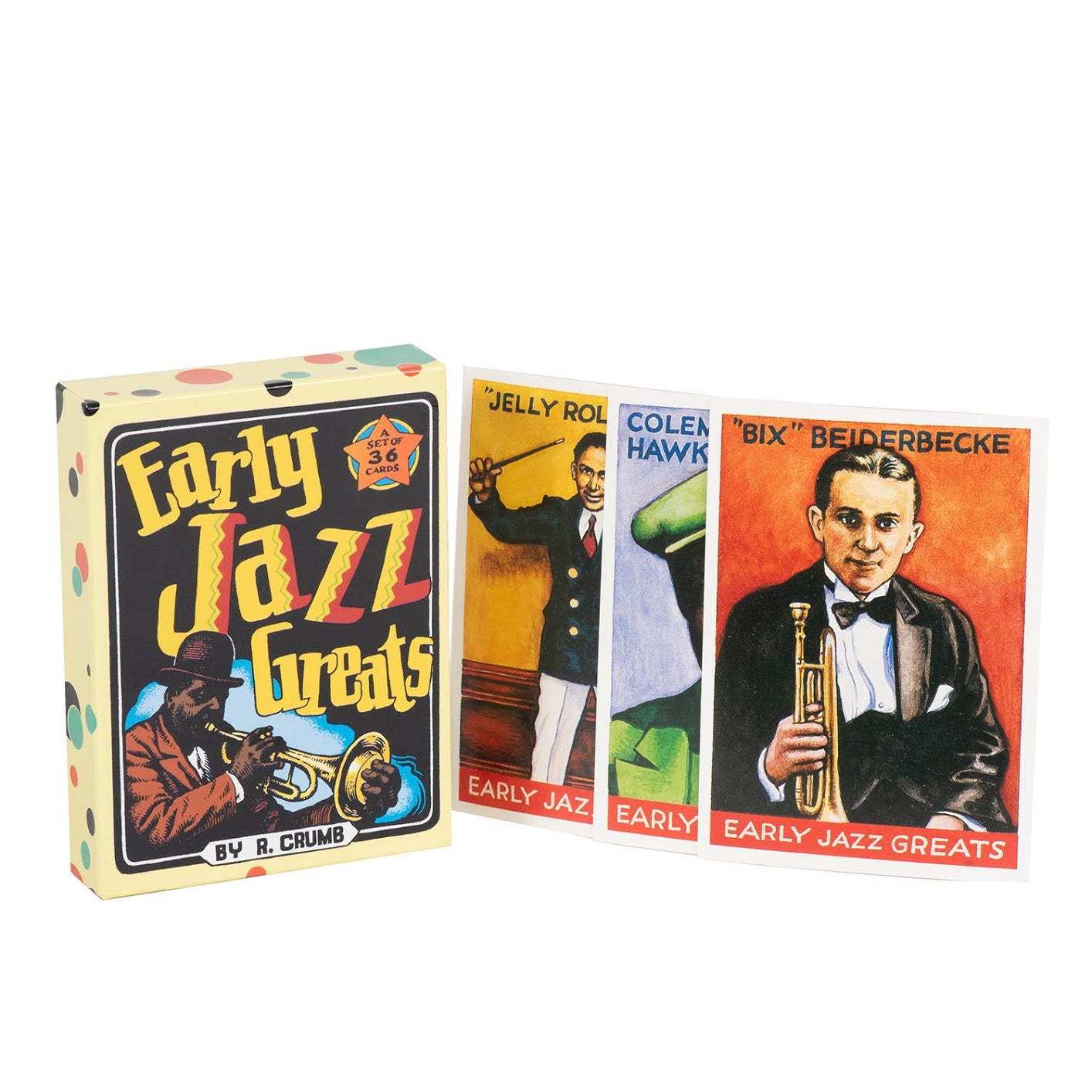 CIRCLES BOOKS Early Jazz Greats Boxed Trading Card Set by R. Crumb