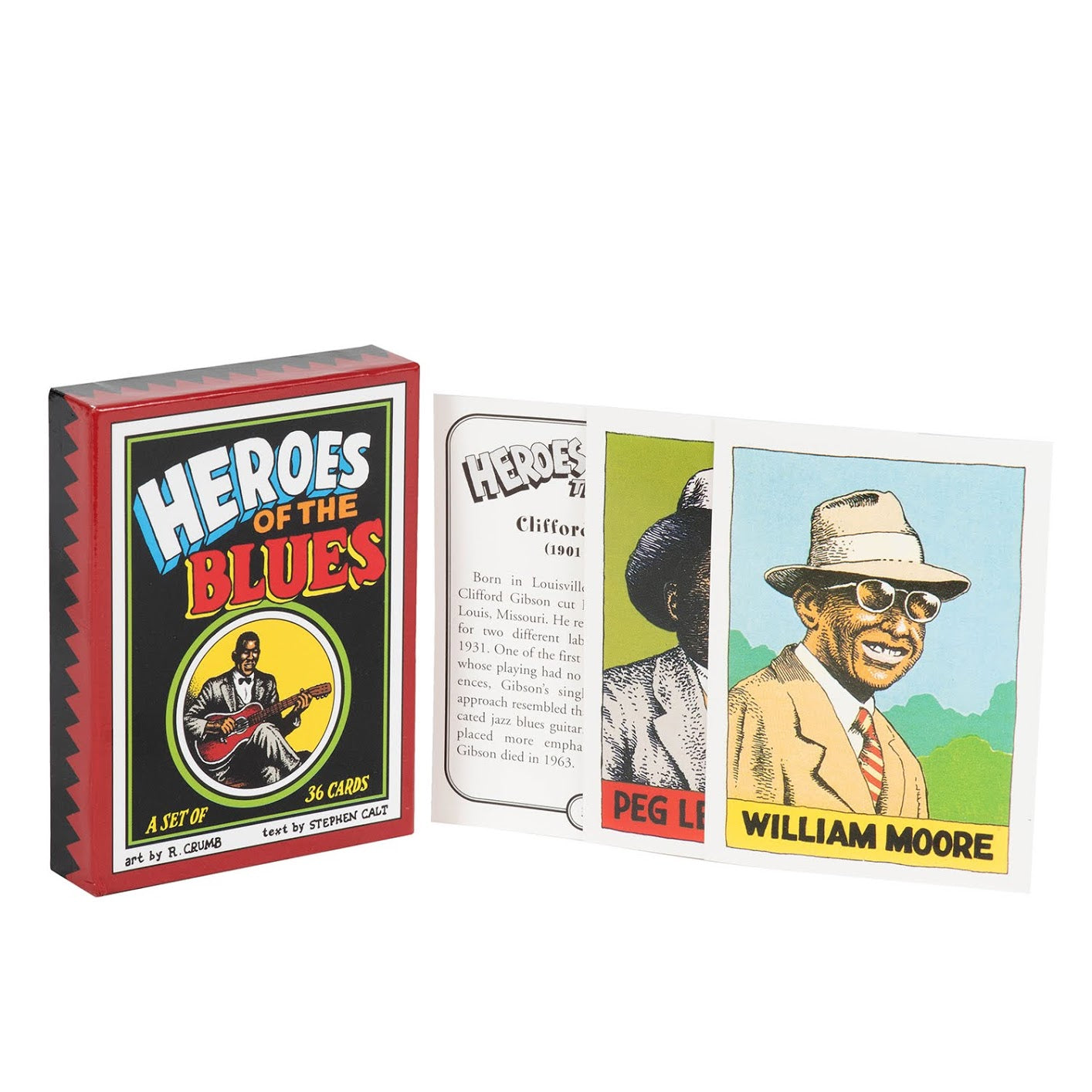 CIRCLES BOOKS Heroes of the Blues Boxed Trading Card Set by R. Crumb