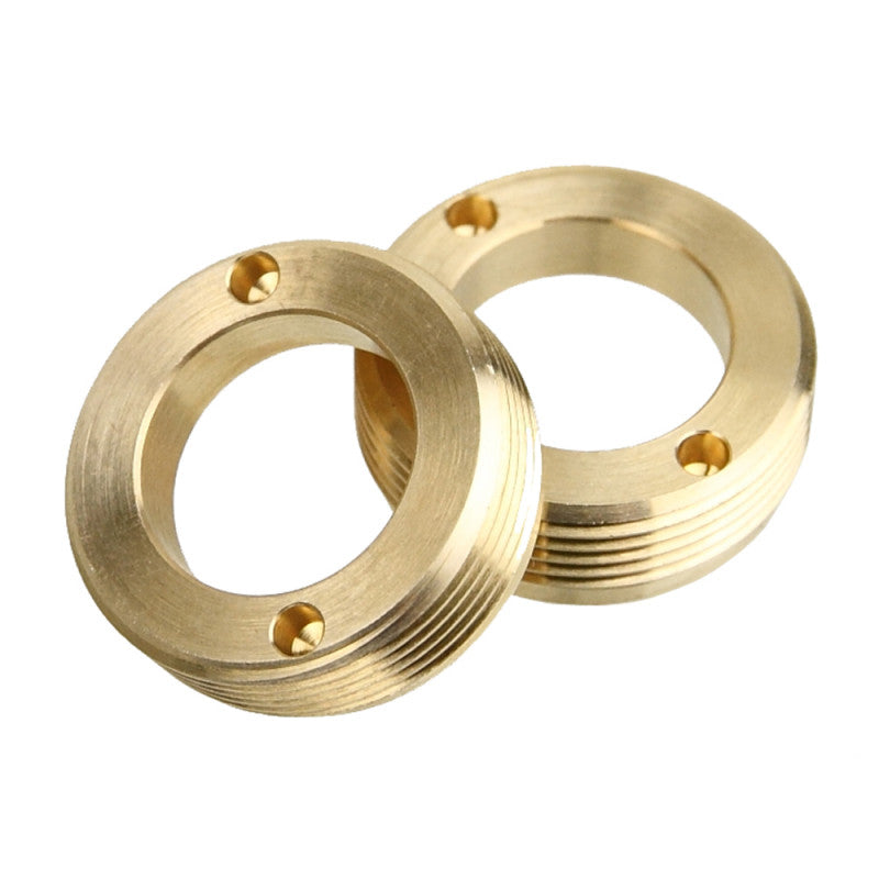 BLUE LUG Brass Crank Cap Set