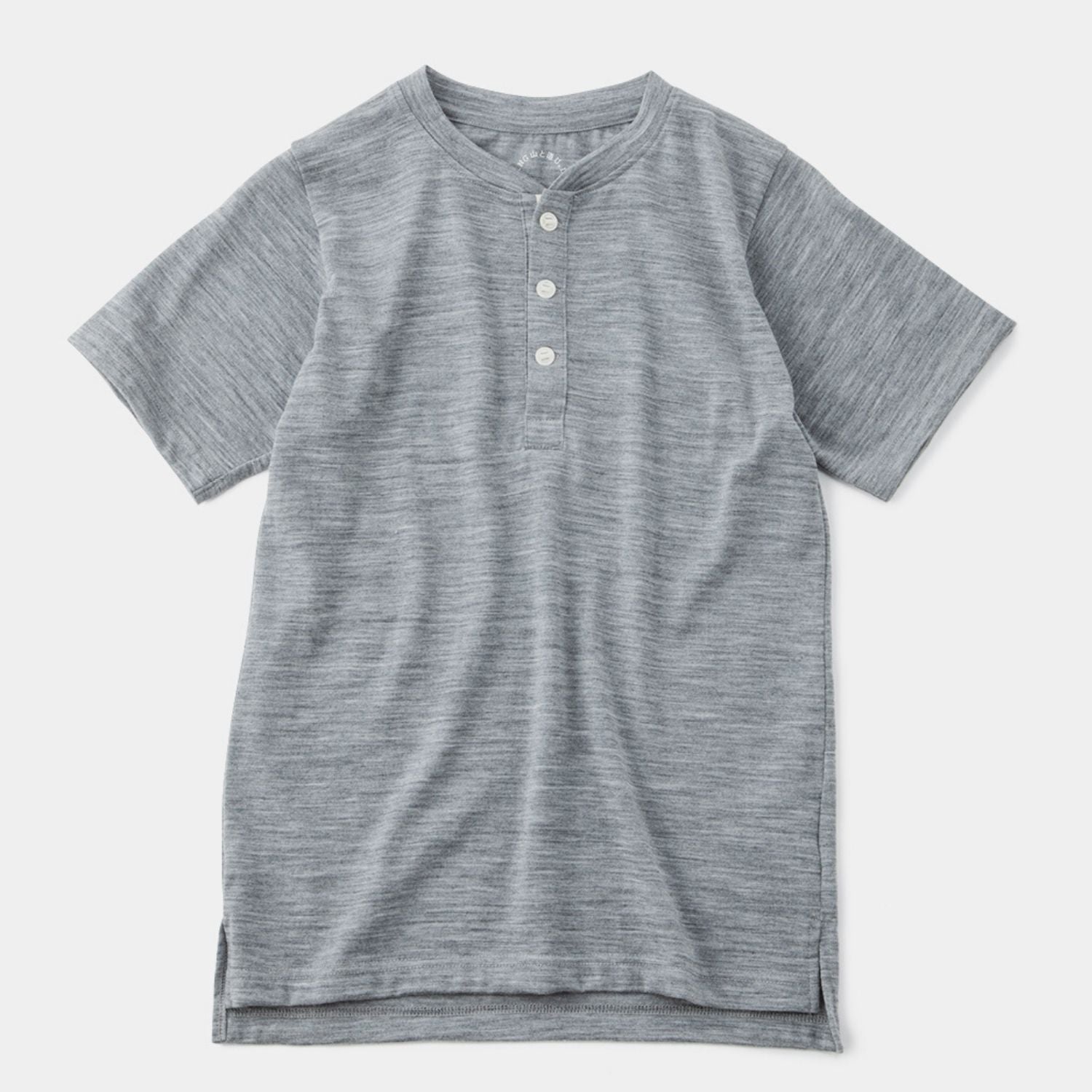 山と道 Merino Henry Neck T-shirt Unisex