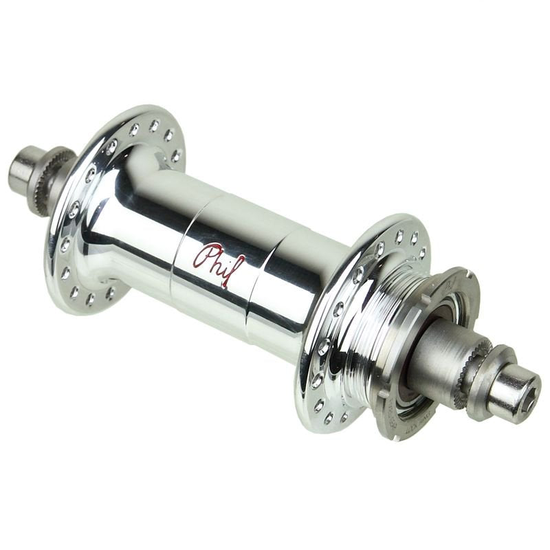 美品philwood low frange hub 32H ポリッシュ前後 PHIL WOOD Low Flange Track Hub 32H