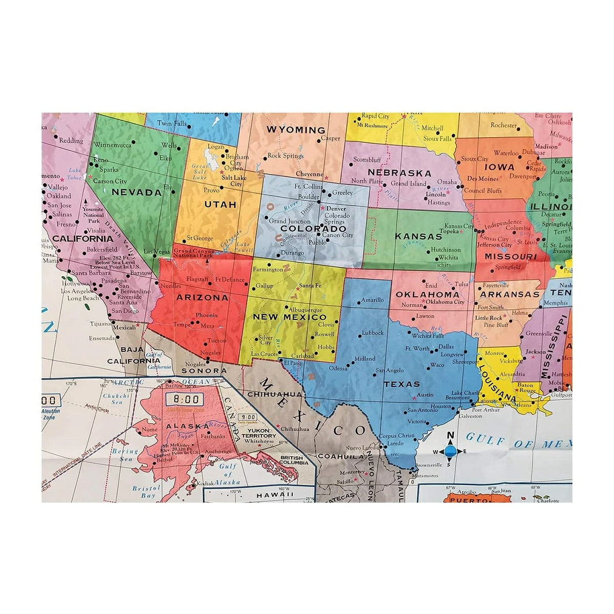 KAPPA United States Wall Map
