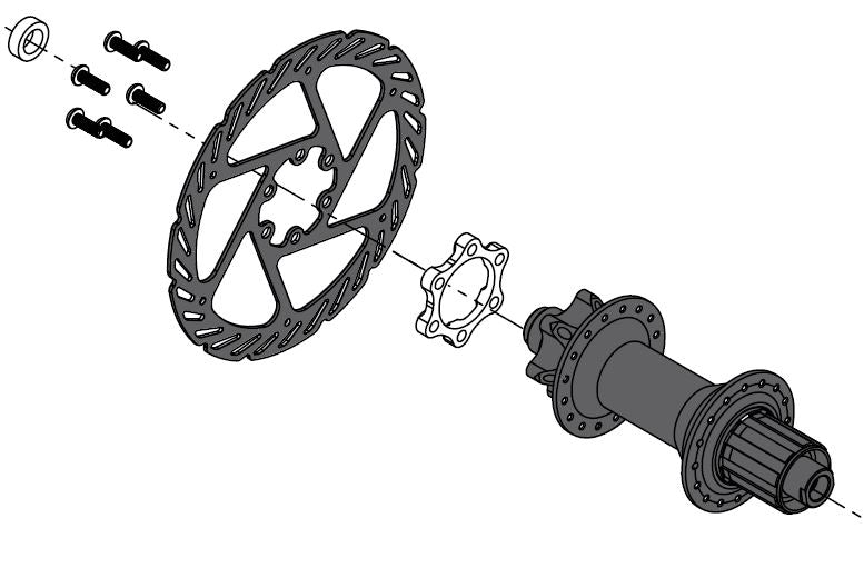 PROBLEM SOLVERS Booster Rear Wheel Adapter Kit