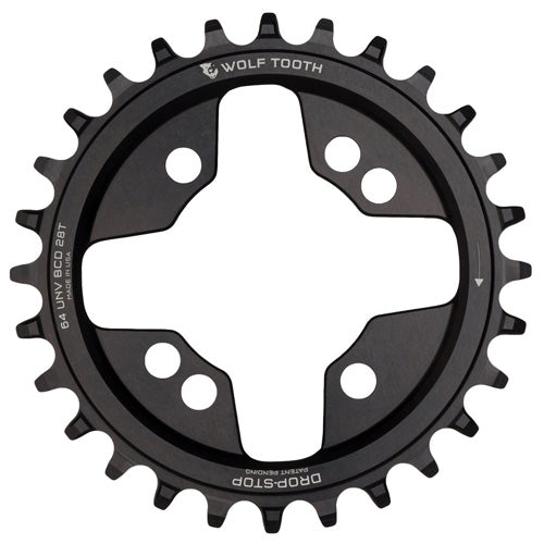 WOLF TOOTH Drop Stop Chainring 64PCD