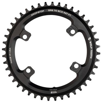 WOLFTOOTH DROP-STOP GRX用チェーンリング 38T WOLF TOOTH Drop Stop GRX Chainring 110BCD