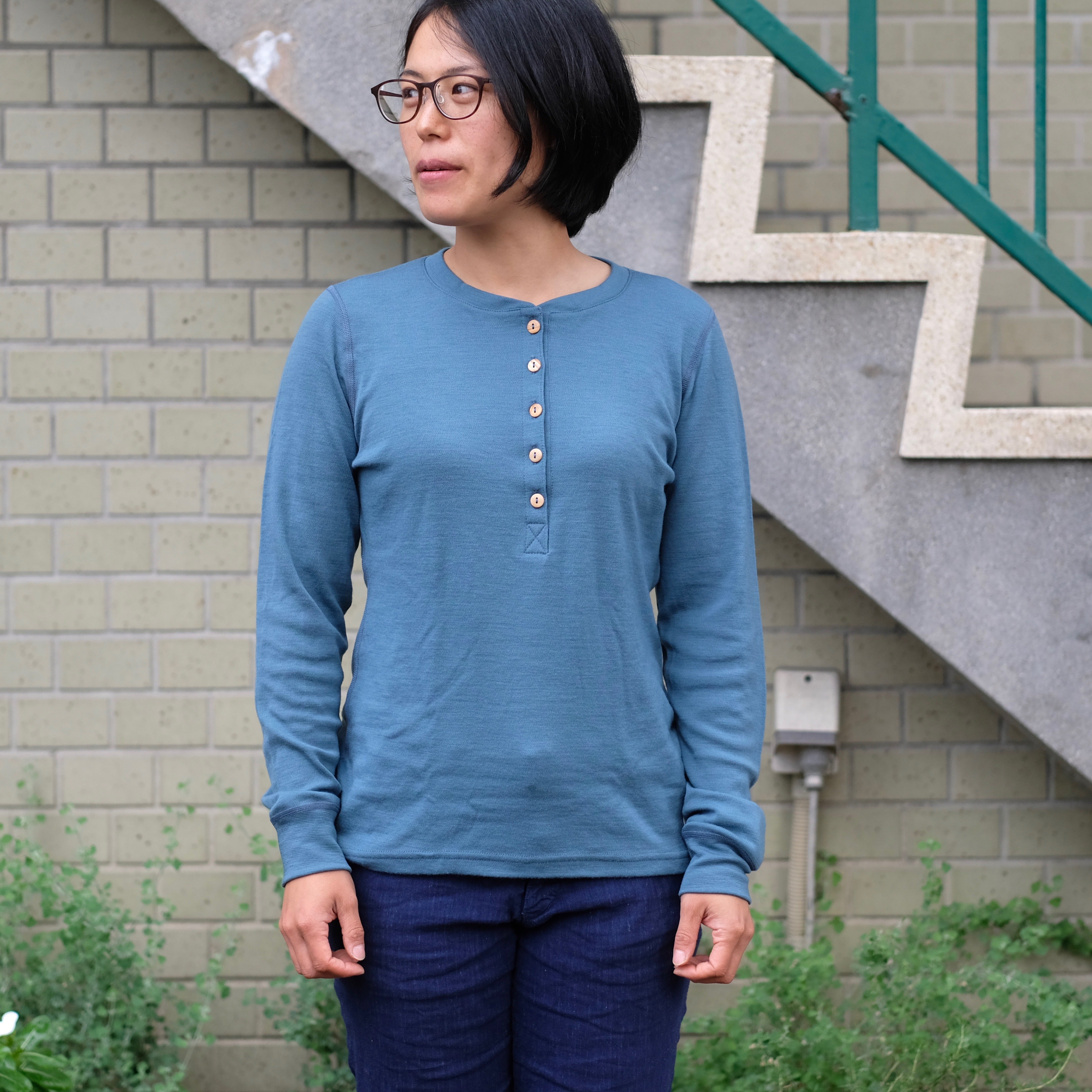 ACLIMA W′s Warmwool Grandad Shirt