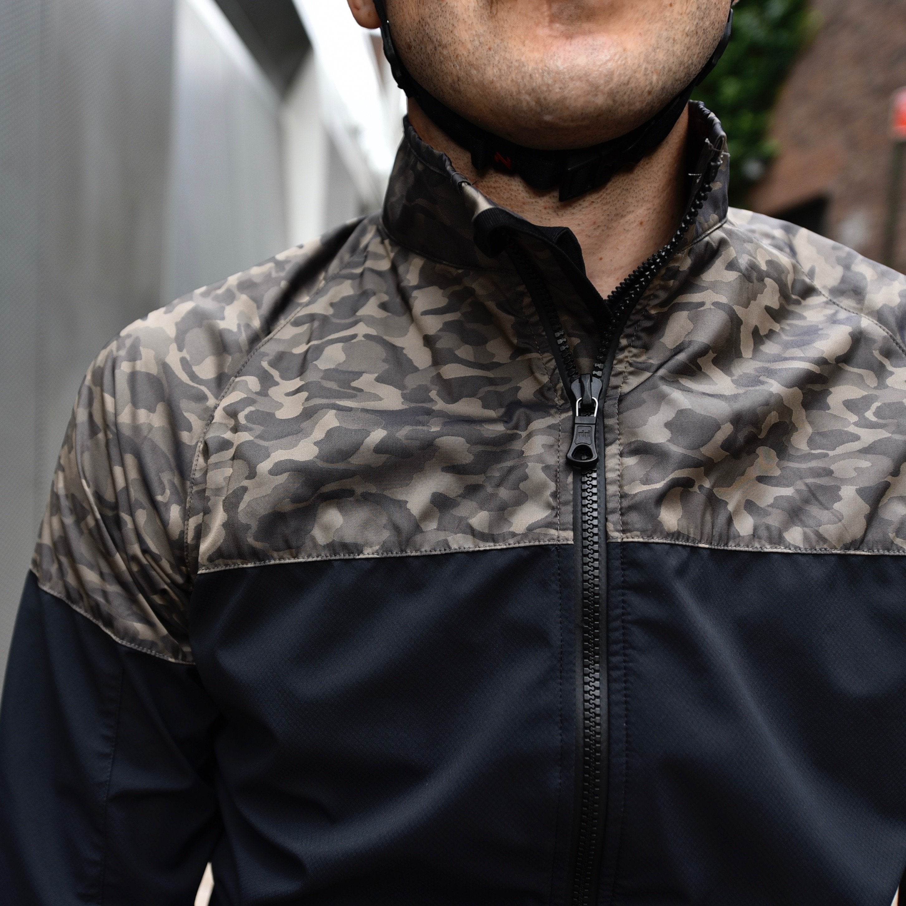 SEARCH AND STATE S1-J Camo Colorblock Riding Jacket