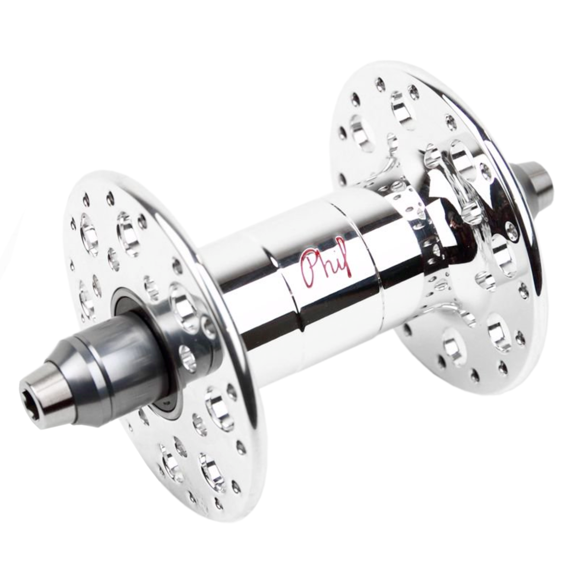 PHIL WOOD Pro High Flange Track Hub Front