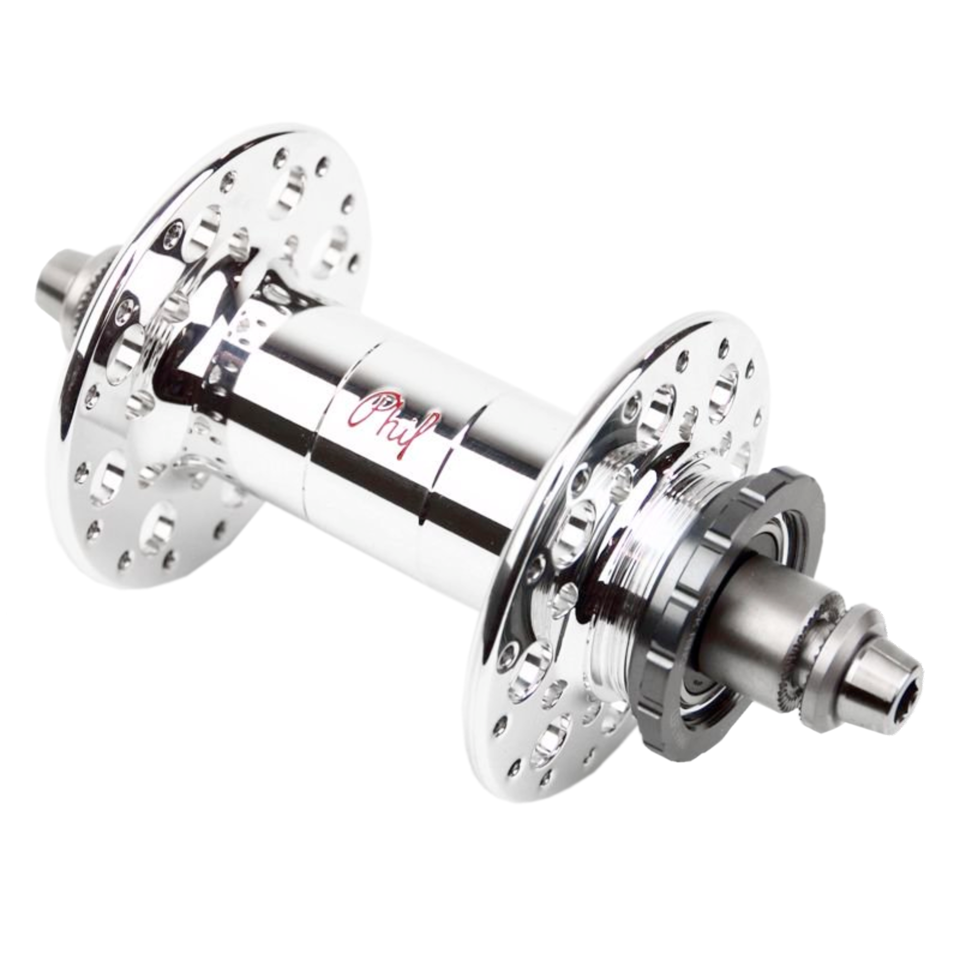 Phil wood フロント hifrange pro model 32穴 PHILWOOD* Pro high flange track hub front (black) - BLUE LUG