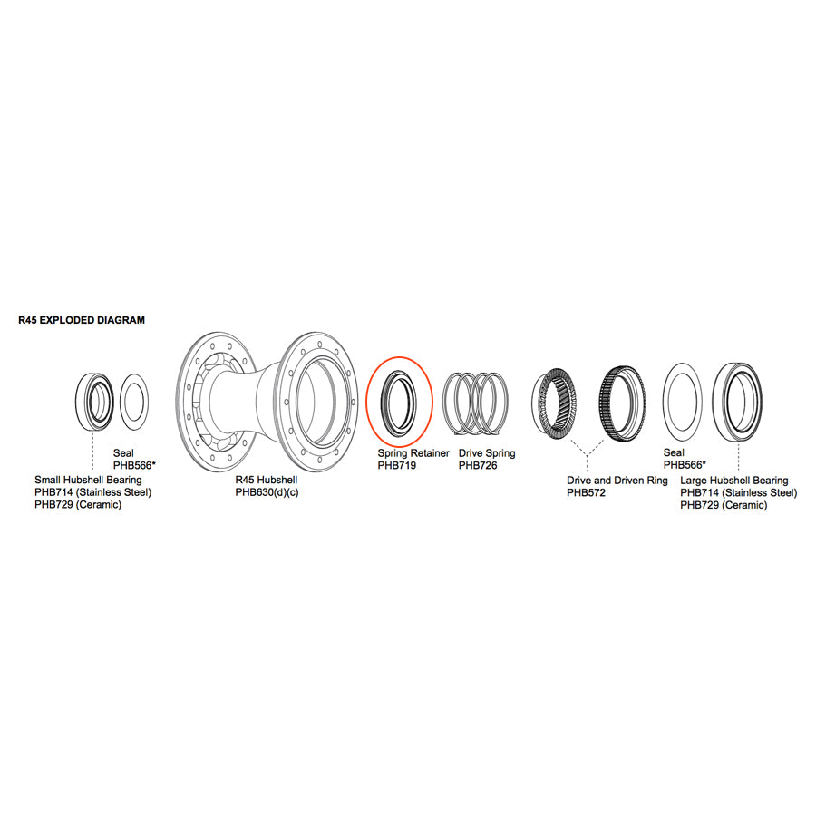 CHRIS KING R45 Spring Retainer